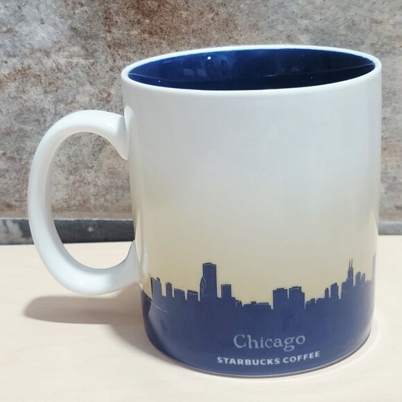 Starbucks Global Icon Collector Series 2009 Chicago Coffee Mug 16 Oz - Picture 3 of 10